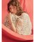 透かし編みポンチョプルオーバー