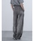 グラデーションスタッズ切替えスウェットパンツ (light gray)
