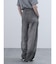グラデーションスタッズ切替えスウェットパンツ (light gray)