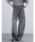グラデーションスタッズ切替えスウェットパンツ (light gray)