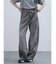 グラデーションスタッズ切替えスウェットパンツ (light gray)