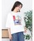 アートプリントタックデザインTシャツ