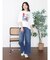 アートプリントタックデザインTシャツ