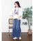 アートプリントタックデザインTシャツ