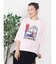 アートプリントタックデザインTシャツ