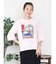 アートプリントタックデザインTシャツ