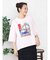 アートプリントタックデザインTシャツ