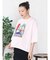 アートプリントタックデザインTシャツ