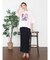 アートプリントタックデザインTシャツ