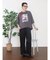 アートプリントタックデザインTシャツ