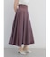ラップフレアスカート（Ash Gray,Dark Orange,Olive,Dark Purple)