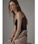【Ample別注】PALM VELOUR SHEER BARETOP