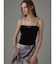 【Ample別注】PALM VELOUR SHEER BARETOP