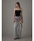 【Ample別注】PALM VELOUR SHEER BARETOP