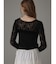 【Ample別注】PALM VELOUR SHEER CAMISOLE