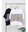 ツイード＆チュールドッキングTシャツ