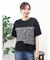ツイード＆チュールドッキングTシャツ