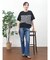 ツイード＆チュールドッキングTシャツ