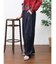 サイドレースモチーフテーパードパンツ