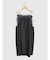 Gather waist docking skirt