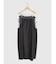Gather waist docking skirt