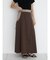 Gather waist docking skirt