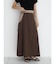 Gather waist docking skirt
