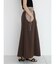 Gather waist docking skirt
