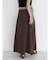 Gather waist docking skirt