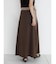 Gather waist docking skirt