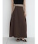 Gather waist docking skirt