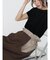 Gather waist docking skirt