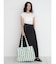 Gather waist docking skirt