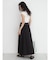 Gather waist docking skirt