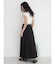 Gather waist docking skirt