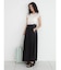Gather waist docking skirt