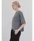 【9色展開/WEB限定カラーあり】バックジップハーフスリーブニットPO