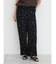 Floral print easy pants