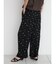 Floral print easy pants