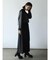 デニムコンビロングスリーブカットワンピース