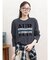 レースラインロゴロングTシャツ