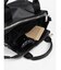 チャーム付きフェイクレザー2wayバッグ（greige,black,blue)