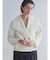 Aga×NORITAKE Future Melton Big Collar Coat