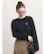 フレンチブルドッグワンポイント刺繍ロングＴシャツ
