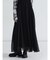 【2サイズ展開】レースアップデザインジャンパースカート（black）