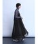 【2サイズ展開】レースアップデザインジャンパースカート（black）