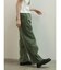 配色切替ドロストバレルパンツ