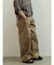 配色切替ドロストバレルパンツ
