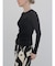 シアーリブクルーネックカットソー