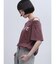 ショルダースリットロゴTシャツ